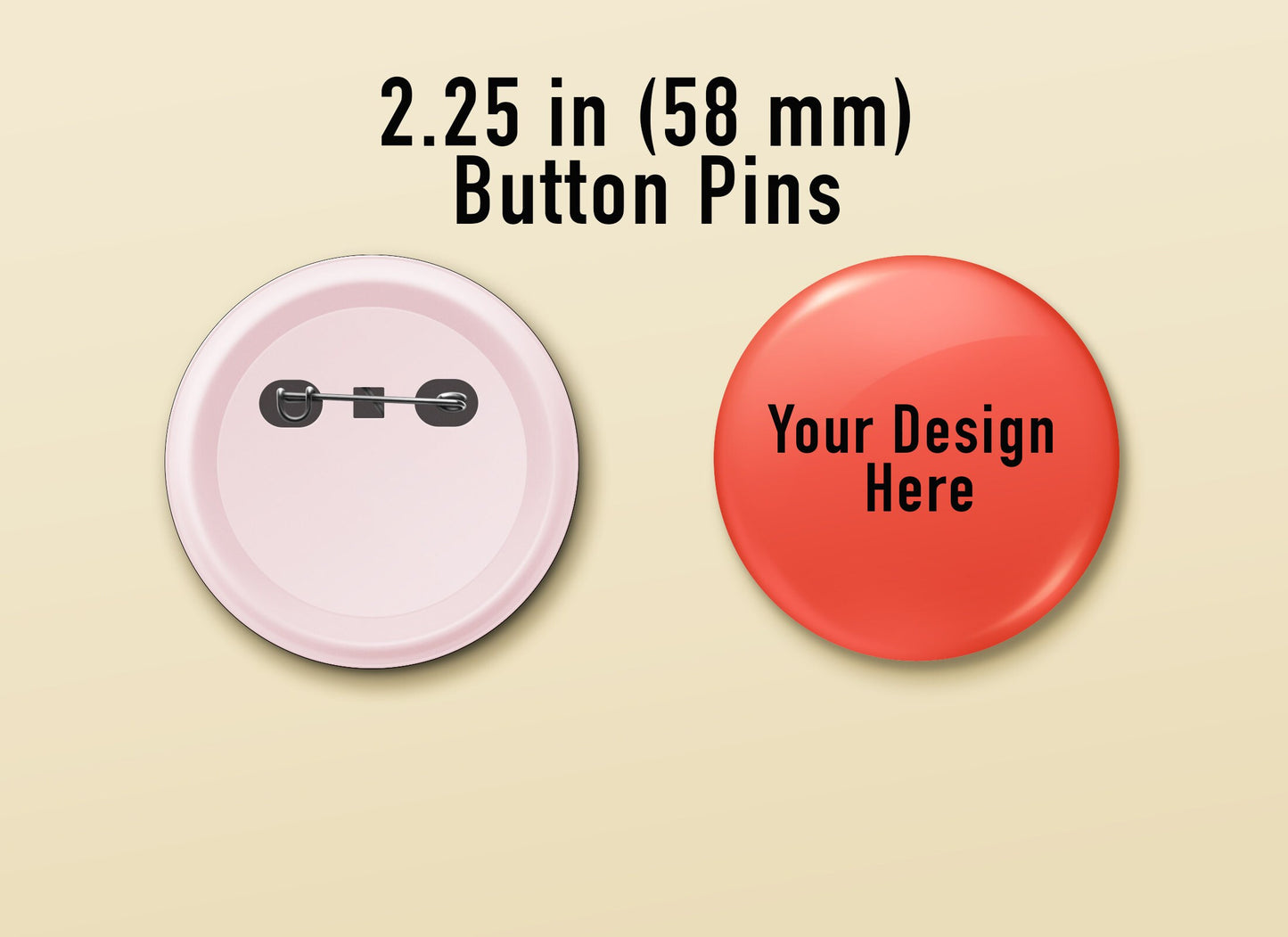 Custom Made Button Pins